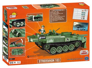 Cobi, Small Army, World of Tanks, Small Army, Stridsvagn 103, klocki, 515 elementów