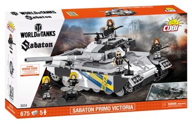 Cobi, Wot Sabaton Primo Victoria, czołg, 675 elementów