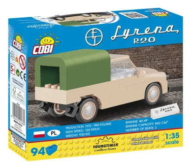 Cobi, Youngtimer, Syrena R20, klocki, 94 elementy