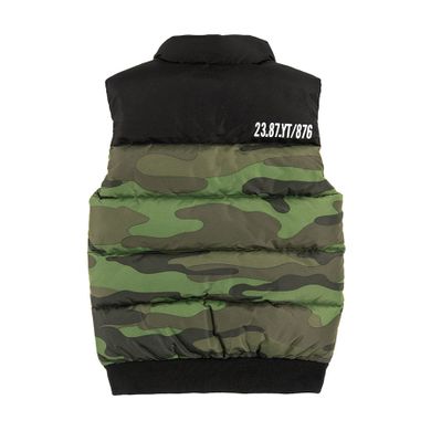 Cool Club, Bezrękawnik chłopięcy, khaki, moro