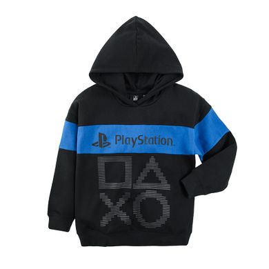 Cool Club, Bluza chłopięca z kapturem, czarna, PlayStation