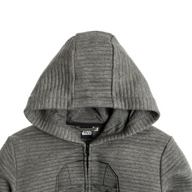 Cool Club, Bluza chłopięca z kapturem, rozpinana, Star Wars, Darth Vader, szara
