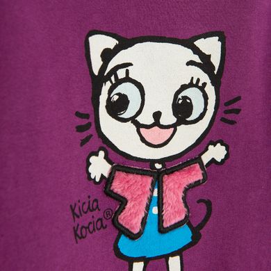 Cool Club, Bluza dziewczęca, fioletowa, Kicia Kocia