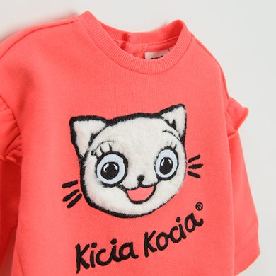 Cool Club, Bluza dziewczęca, koralowa, Kicia Kocia