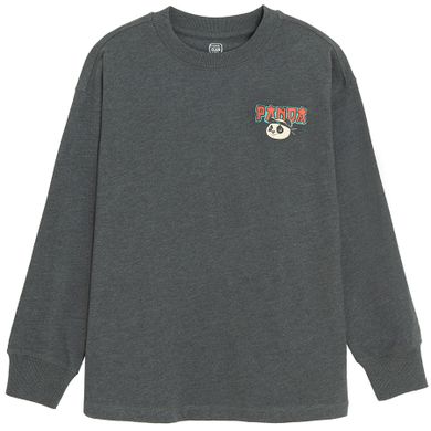 Cool Club, Bluzka chłopięca z długim rękawem, ciemnoszara