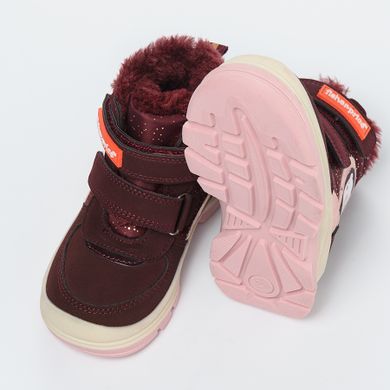Cool Club, Buty zimowe dziewczęce, bordowe, ocieplane, Fisher-Price