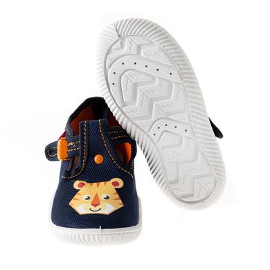 Cool Club, Kapcie chłopięce, granatowe, tygrys, Fisher-Price