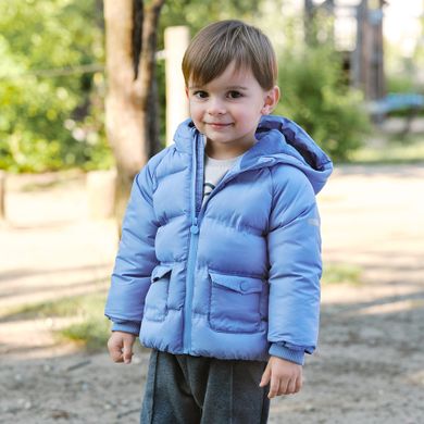 Cool Club, Kurtka chłopięca z kapturem, ocieplana, niebieska