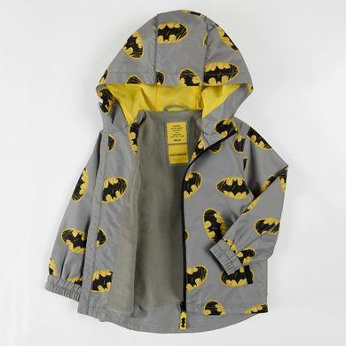 Cool Club, Kurtka chłopięca z kapturem, szara, Batman