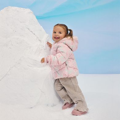 Cool Club, Kurtka dziewczęca z kapturem, ocieplana, różowa