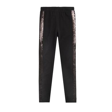 Cool Club, Legginsy dziewczęce, czarne, dwustronne cekiny