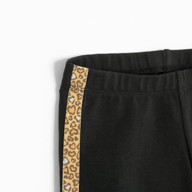 Cool Club, Legginsy dziewczęce, kolarki, czarne, Hello Kitty