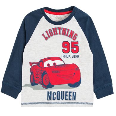 Cool Club, Piżama chłopięca z długim rękawem, Auta, Lightning McQueen 95 Track Star
