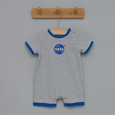 Cool Club, Rampers chłopięcy, bawełna organiczna, mix, NASA, zestaw, 2 szt.