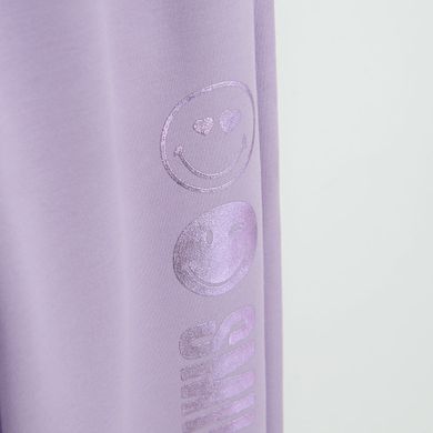Cool Club, Spodnie dresowe dziewczęce, fioletowe, SmileyWorld