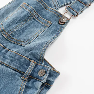 Cool Club, Spodnie ogrodniczki jeansowe chłopięce, denim