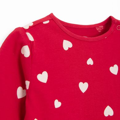 Cool Club, Sukienka dziewczęca z długim rękawem, czerwona