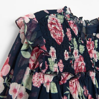 Cool Club, Sukienka dziewczęca z długim rękawem, granatowa