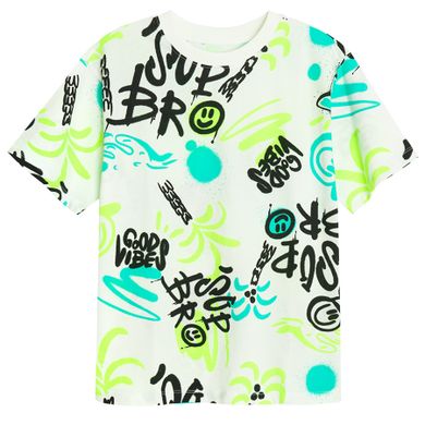 Cool Club, T-shirt chłopięcy, biały