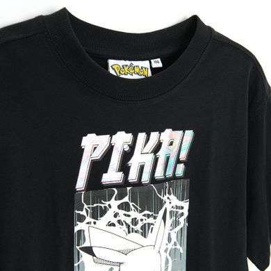 Cool Club, T-shirt chłopięcy, czarny, Pokemon