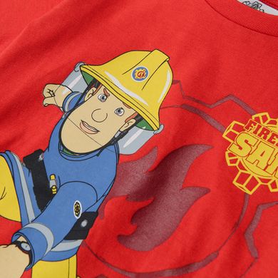 Cool Club, T-shirt chłopięcy, czerwony, Strażak Sam