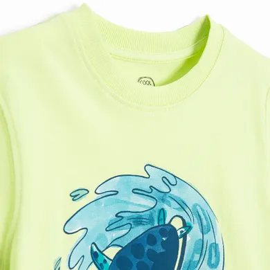 Cool Club, T-shirt chłopięcy, zielony