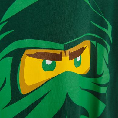 Cool Club, T-shirt chłopięcy, zielony, LEGO Ninjago