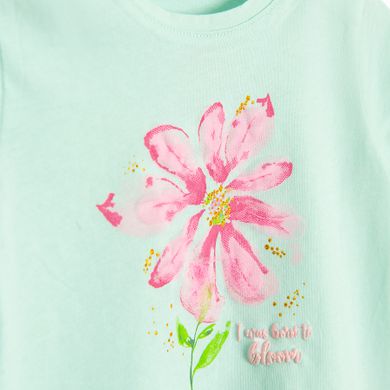 Cool Club, T-shirt dziewczęcy, miętowy