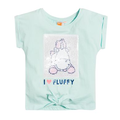 Cool Club, T-shirt dziewczęcy, miętowy, Jednorożec Agnes, Minionki