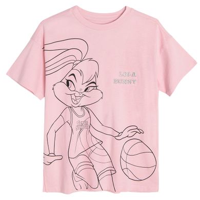 Cool Club, T-shirt dziewczęcy, różowy, Lola Bunny, Looney Tunes