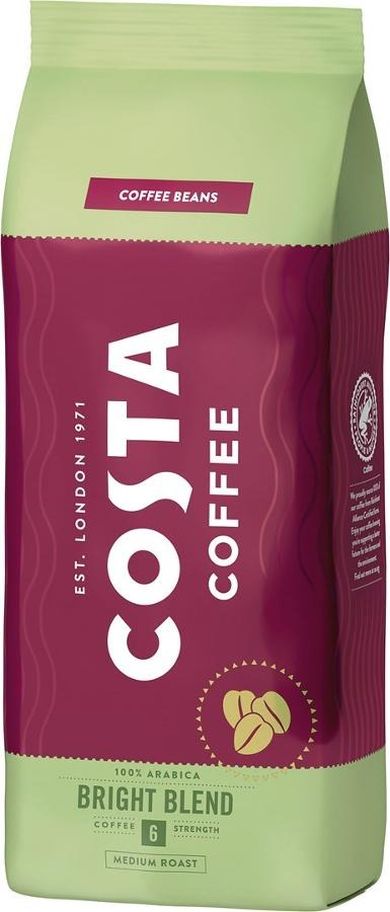 Costa Coffee, Bright Blend, kawa ziarnista, 1kg