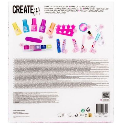 Create It! Make-up box, neonowy