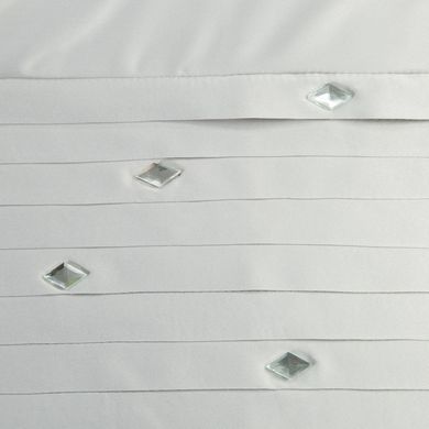 Crystal, narzuta satynowa ozdobiona cyrkoniami, 220-240 cm