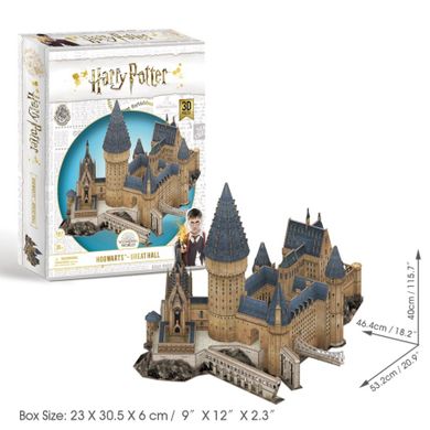 Cubic Fun, Harry Potter, Wielka Sala w Hogwarcie, puzzle 3D, 187 elementów