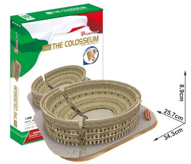 Cubic Fun, Koloseum, puzzle 3D XL, 84 elementy