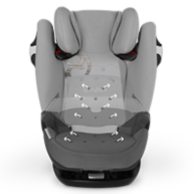 Cybex, Pallas M fix, fotelik samochodowy, 9-36 kg, różowy