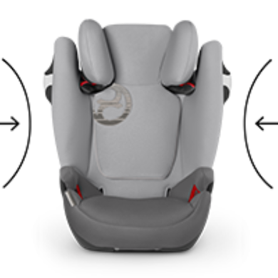 Cybex, Solution M-Fix, fotelik samochodowy, 15-36 kg, czarny