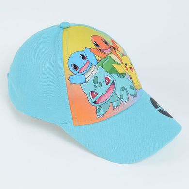 Czapka z daszkiem chłopięca, niebieska, Pokemon