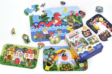 CzuCzu, Baśniowa kraina, puzzle progresywne