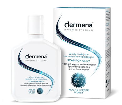 Dermena, Hair Care, szampon do włosów siwiejących, grey, 200 ml