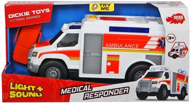 Dickie, ambulans, biały, 30 cm