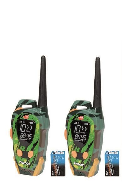 Dickie, Walkie Talkie, zasięg 600 m, zielone