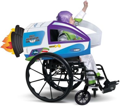 Disguise, Toy Story, rakieta Buzz Astral, strój na wózek inwalidzki