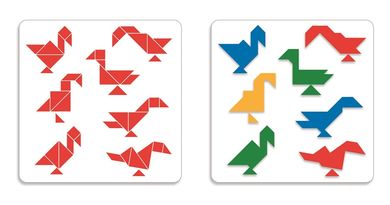 Djeco, Magnetyczny tangram, gra towarzyska
