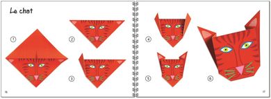 Djeco, Zwierzaki, origami z naklejkami