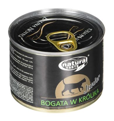 Dolina Noteci, Natural Taste Junior, królik, puszka dla kota, 180g