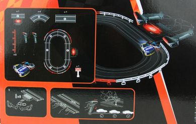 Dromader, tor wyscigowy, zestaw z pojazdami, 1:64