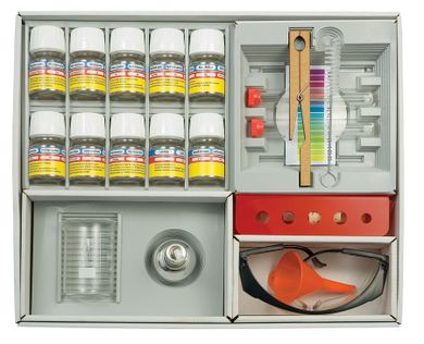 Dromader, zabawka naukowa, Laboratorium chemiczne, 100 eksperymentów