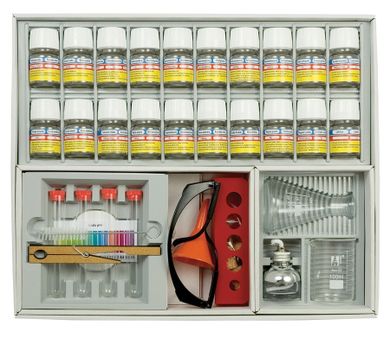 Dromader, zabawka naukowa, Laboratorium chemiczne, 160 eksperymentów