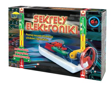 Dromader, zabawka naukowa, Sekrety elektroniki, mini-motorówka